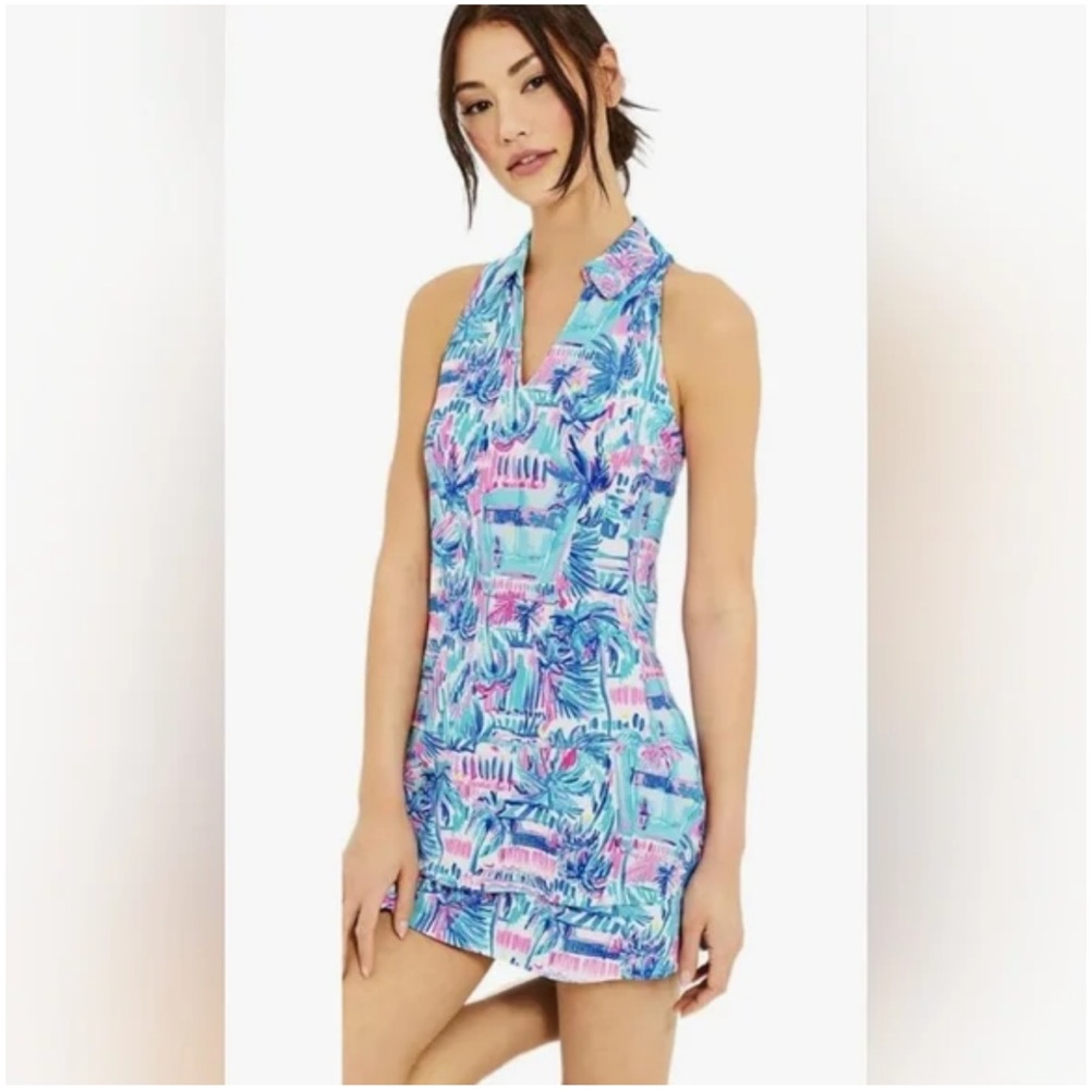 Lilly Pulitzer UPF 50+ Dania Perfect Match Luxletic Active Dress - Size S